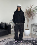 Leso wide zipper cargo pants