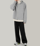 Caff hood zip-up