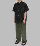 Banded Linen Wide Pants