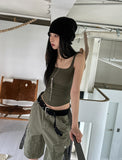 [U-BASIC] Tommy Basic Square Neck Sleeveless (+With Cup)