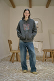 Village Flower Pigment Hoodie