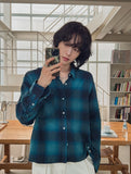Flute Crop Check Shirt