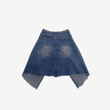 Picoa layered denim skirt