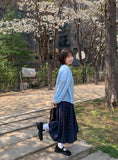 Handka Linen Round Blouse