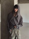 Beypi Waffle Button Hoodie