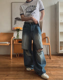 Bullo vintage wide denim pants