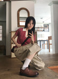 PK STRIPE HALF T