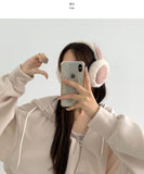 Winter Fleece Ugg Earmuffs Foldable Cute Earmuffs