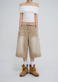 Sweet Carpenter Washing Three Quarter Bermuda Pants