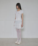 Layered Dot Ruffle Skirt