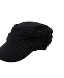 Stripe Shirring Madoros Cap