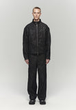 SICKLE BIKER DENIM PANTS