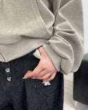 Lube Ribbed Crop Hood Zip-Up