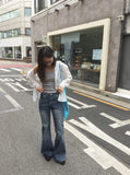 Kozle Washing Bootcut Denim Pants