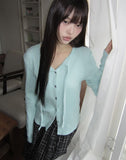 Bokan Strap Ribbed Knit Cardigan