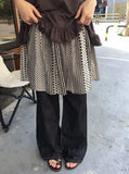 Katahi Pattern Banding Mini Skirt
