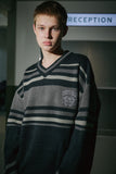 Cheese Club V-neck Knit