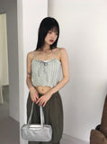 Horon Ribbon Cable Knitwear Sleeveless Top