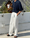 Lotz Pintuck Denim Wide Pants