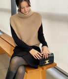 Koan double turtle silt knit vest