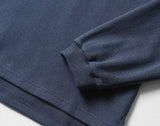 Regular Double Cotton Plain Long Sleeve T-Shirts