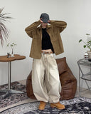 Modiel Suede Crop Shirt