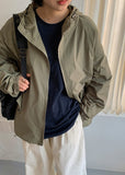 [Unisex] Meshuri Two-Way Over Hood Windbreaker