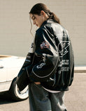 93 Racing Biker Leather Jacket