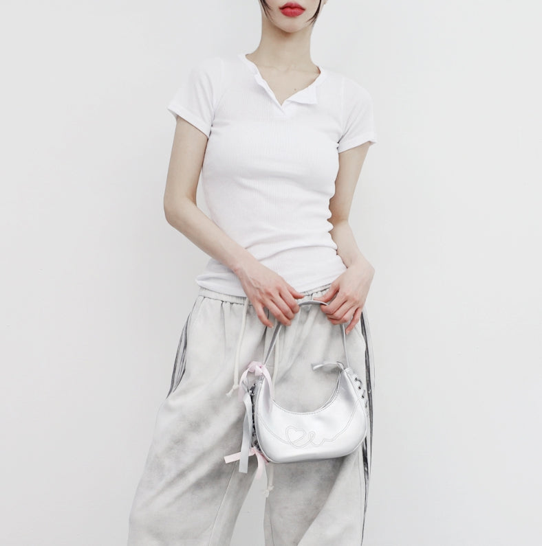 【NONCODE】Scindia Balletcore Mini Hobobag NONCODE(ノンコード) - シンディアバレエコアミニホーボーバッグ