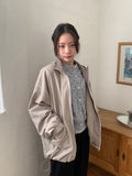 [unisex] PQ Check Collar Windbreaker Jumper