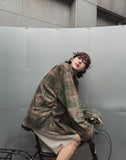 Oroff check overshirt