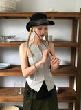 PIGMENT SLIT SLEEVELESS