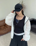 Olte Button Ribbed Sleeveless