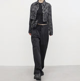 Leehen denim crop jacket