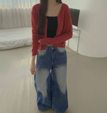 Sweet V-neck Knit Cardigan