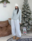 Elrond Patch Boa Jogger Pants