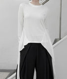 Ploen Drape Layered Wrap Tee