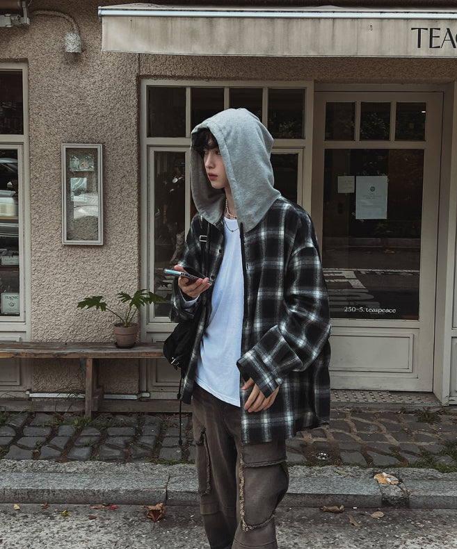 2plan (ツープラン) - キッチーフードバルーンチェックシャツ