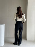 Tias Double Button Collar Knit
