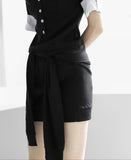 Tie dual up skirt