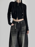 Fob Knit Two-Way Zip Up
