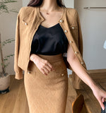 Brussel Satin Sleeveless Blouse