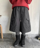 Tamiki banding dot cargo bermuda pants