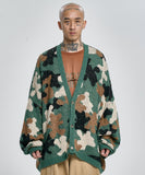 Teddy Bear Camouflage Cardigan