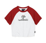 LIFE IS ROMANTIC RAGLAN TEE