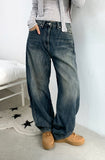 moity denim balloon pants