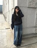 Haren Deep V-neck Loose Fit Knit