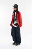 Purdue pintuck corduroy wide pants