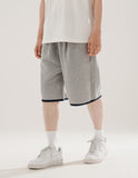 Flash Summer One-Tuck Color Matching Half Pants