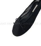 RIBBON MESH FLAT SHOES